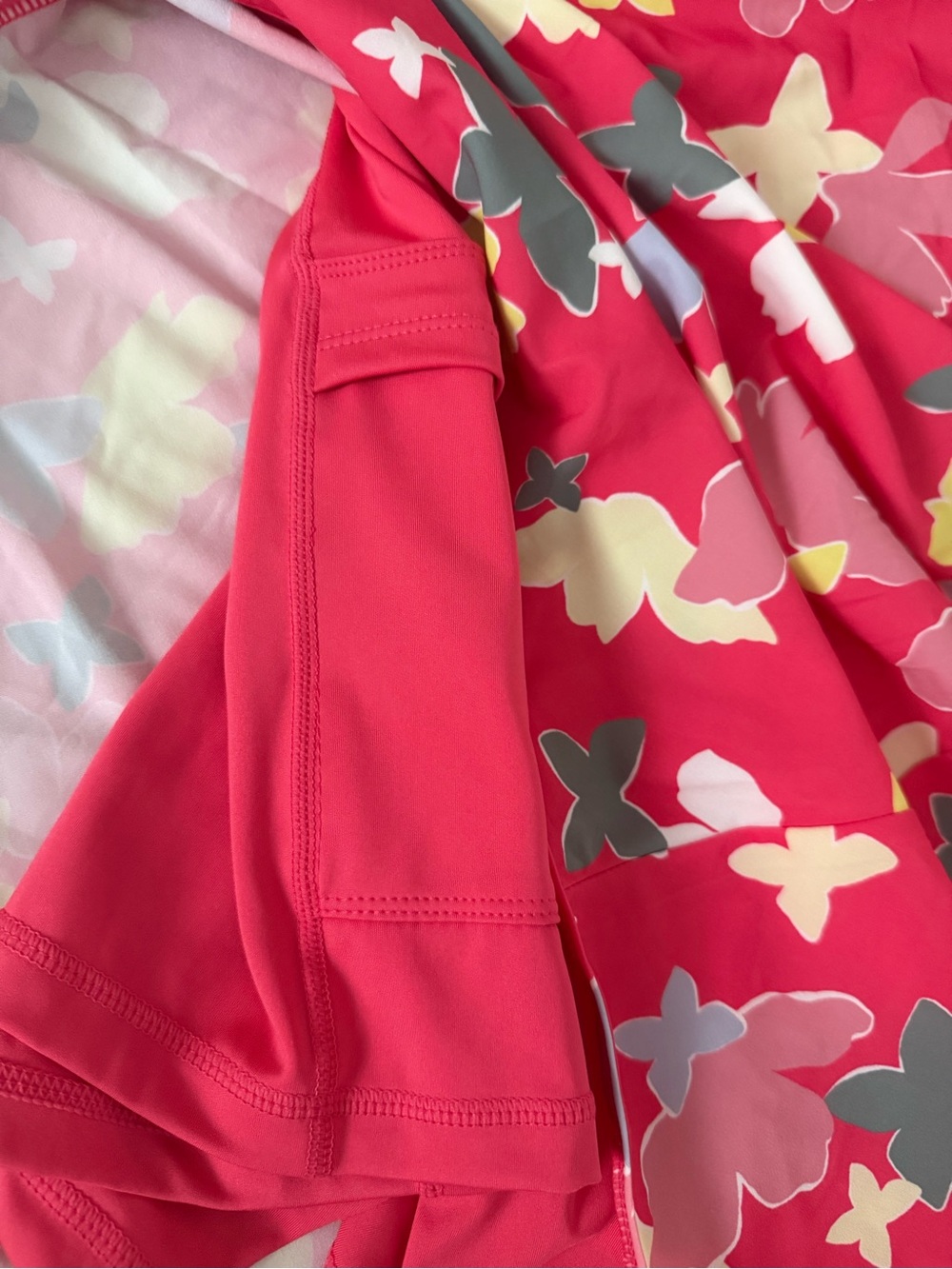 Outdoor Voices Exercise Dress in Slice of Life Pink (Butterfly Print) - Picture 4 of 6